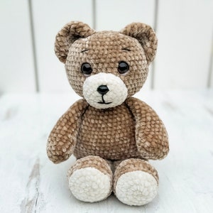 PDF PATTERN: Amigurumi Teddy Bear Crochet Pattern, Teddy Bear Plush, Stuffed Teddy Bear, Crochet Pattern PDF, Instant Download