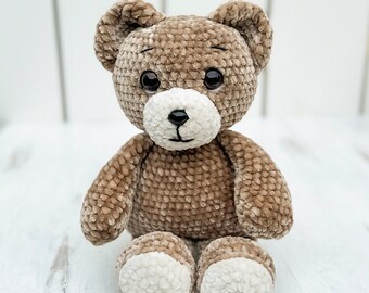 PDF PATTERN: Amigurumi Teddy Bear Crochet Pattern, Teddy Bear Plush, Stuffed Teddy Bear, Crochet Pattern PDF, Instant Download