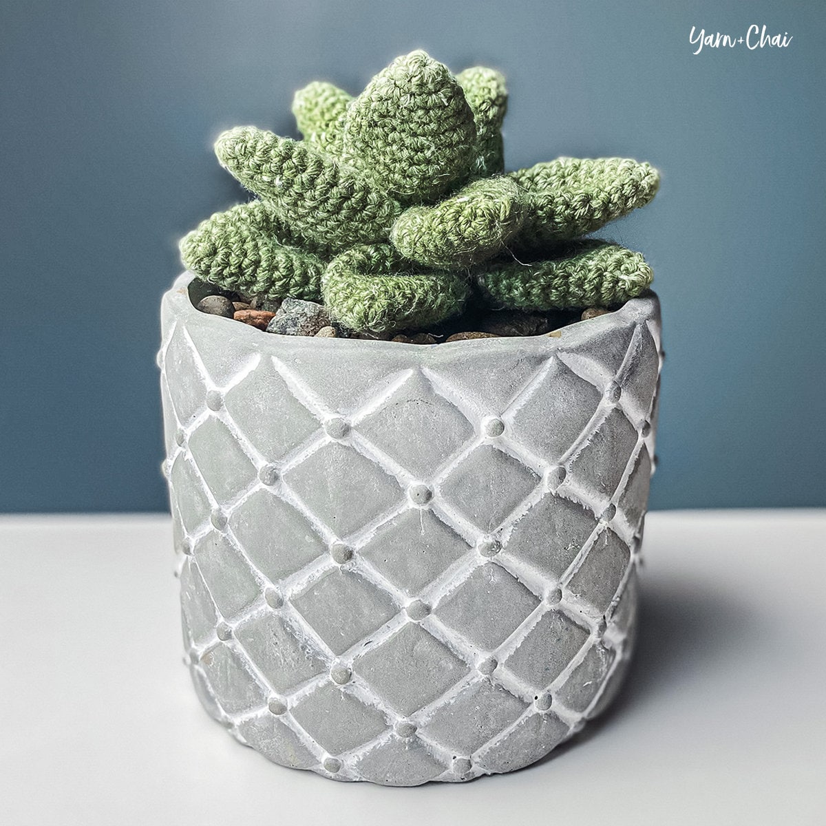 33 Succulent Crochet Patterns for Easy Indoor Garden Decor and Handmade Gifts 20 Pattern: Desktop Succulent (Crochet Cactus Succulent