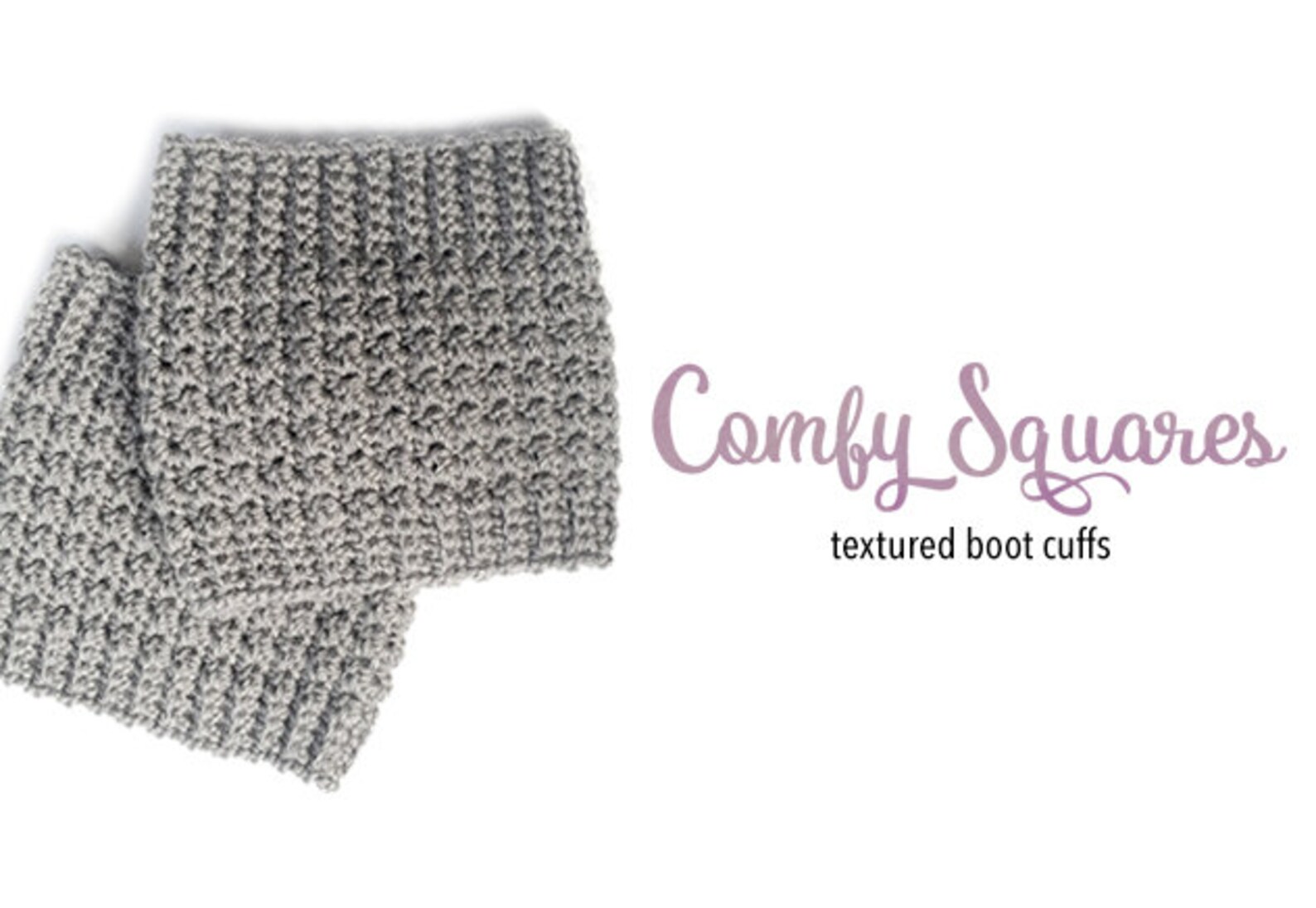 Crochet Pattern for Boot Cuffs (comfy Squares Boot Cuffs Crochet ...