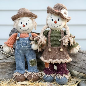 PDF PATTERN: Amigurumi Scarecrow Crochet Pattern, Autumn Scarecrow Pattern, Crochet Pattern PDF, Instant Download