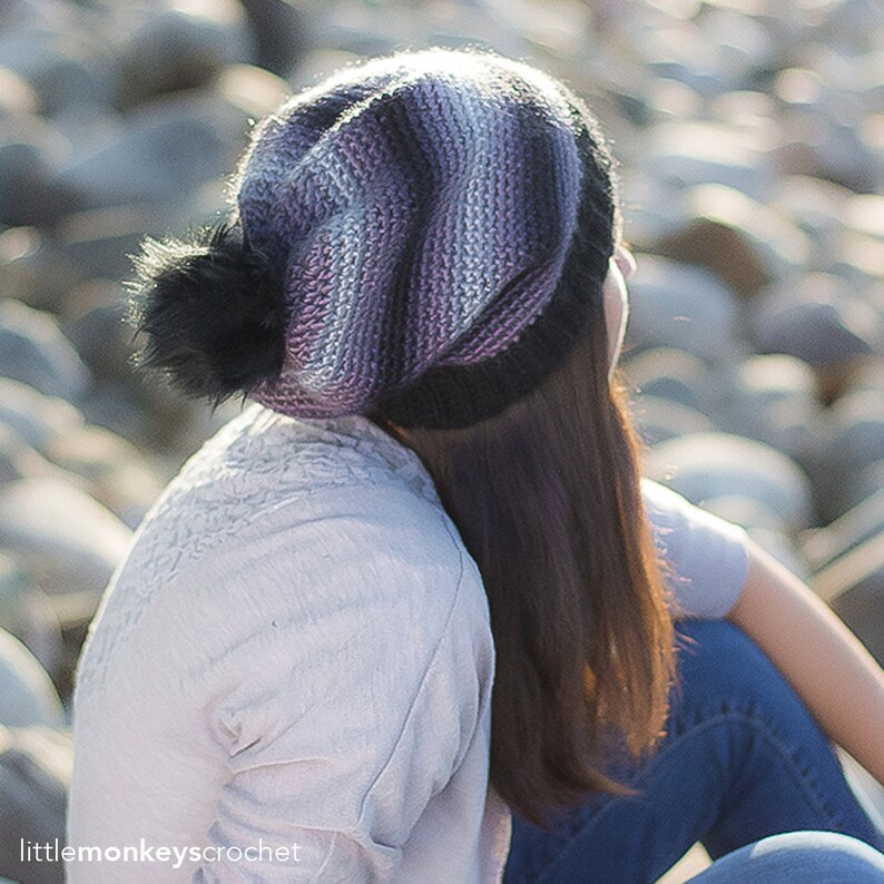 Slouchy Hat Crochet Pattern PDF (sophia Slouch Hat Crochet Pattern by ...