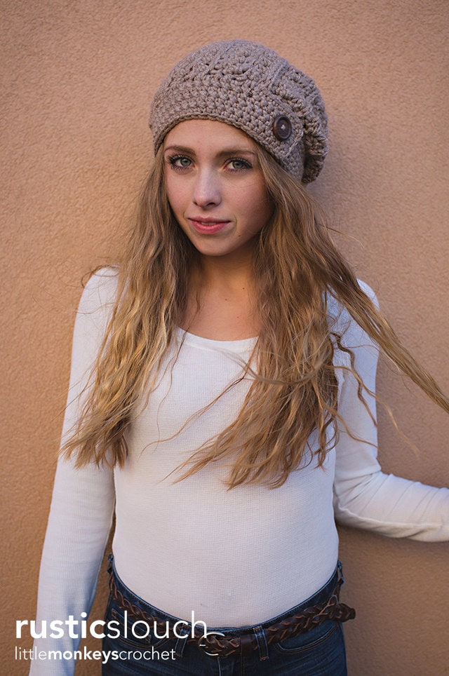 Rustic Slouch Hat Crochet Pattern (rustic Slouchy Hat Crochet Pattern ...