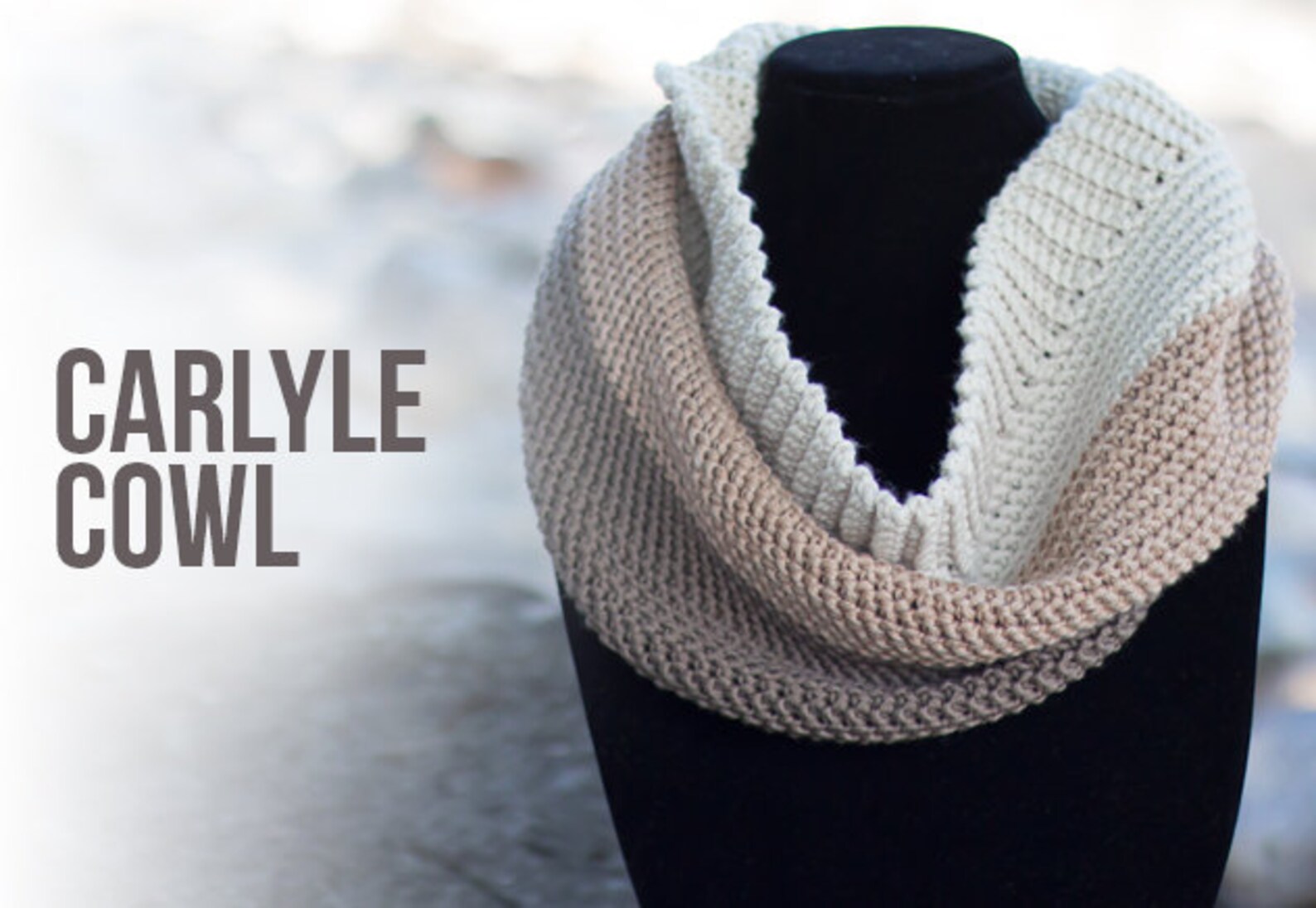 Pattern: Carlyle Color Block Cowl Crochet Pattern PDF cowl - Etsy