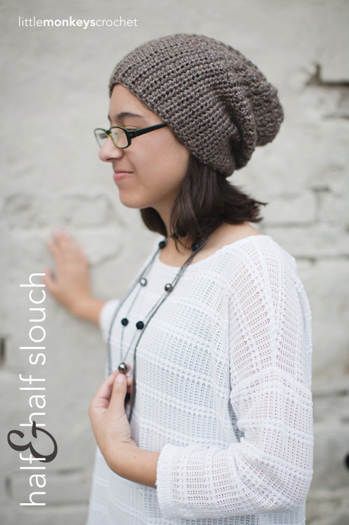 Slouchy Hat Crochet Pattern PDF (the Half & Half Slouch Hat Crochet ...