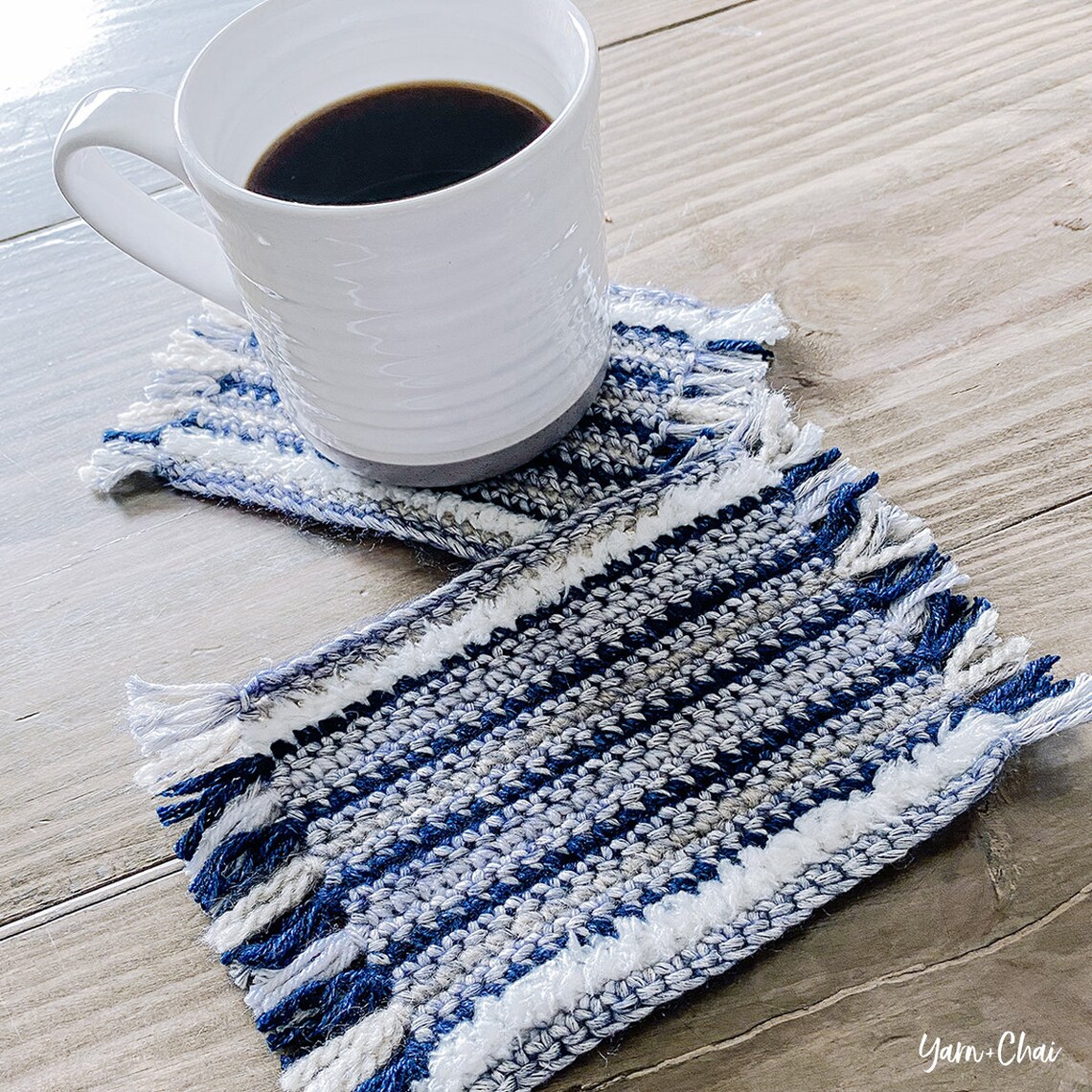 Pattern Mug Rug Crochet Pattern PDF crochet Mug Rug Coaster Etsy
