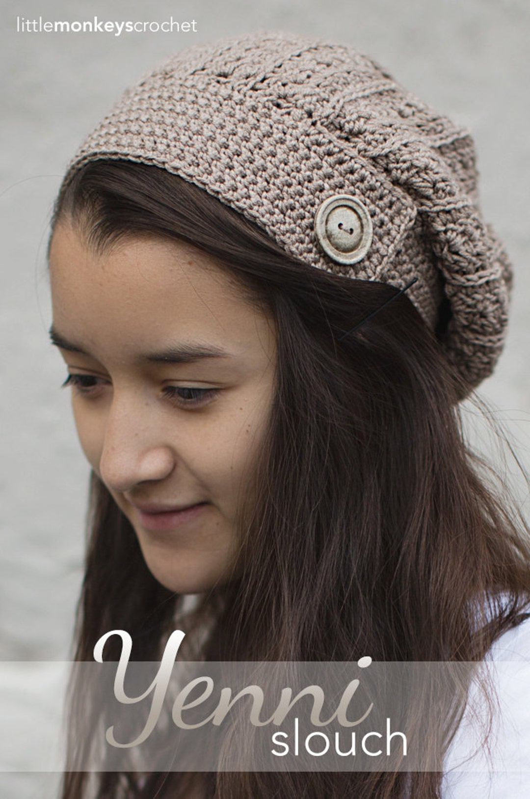 Crochet Pattern - Slouch Hat and Boot Cuffs Set - 2 Patterns in 1! (the ...