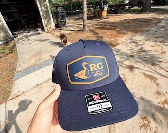 Chapeau personnalisé | Camionneur Richardson 112 | Options en similicuir et en silicone | Écusson pour chapeau personnalisé | Entreprise | Commandes groupées