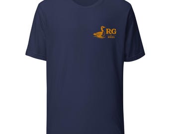 T-shirt avec logo Rusty Goose - Doux, simple, style solide, unisexe