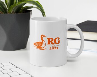 Mug à logo Rusty Goose – Commencez votre journée du bon pied