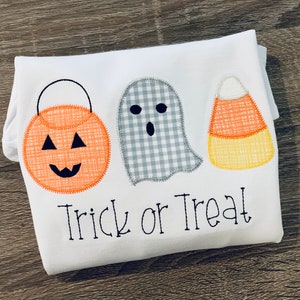 Halloween applique shirt, boys, girls Halloween shirt, pumpkin, candy corn, unisex, personalized, jack o lantern, personalized