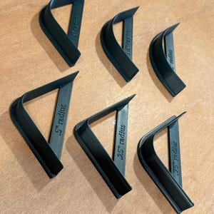 Pottery Corner Radius Cutters | Clay Slab Cutter Tool | Rounded Corner Cutters for Handbuilding | Pottery Tools