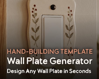 Ceramic Wall Plate Generator | Custom Light Switch Outlet Cover Templates