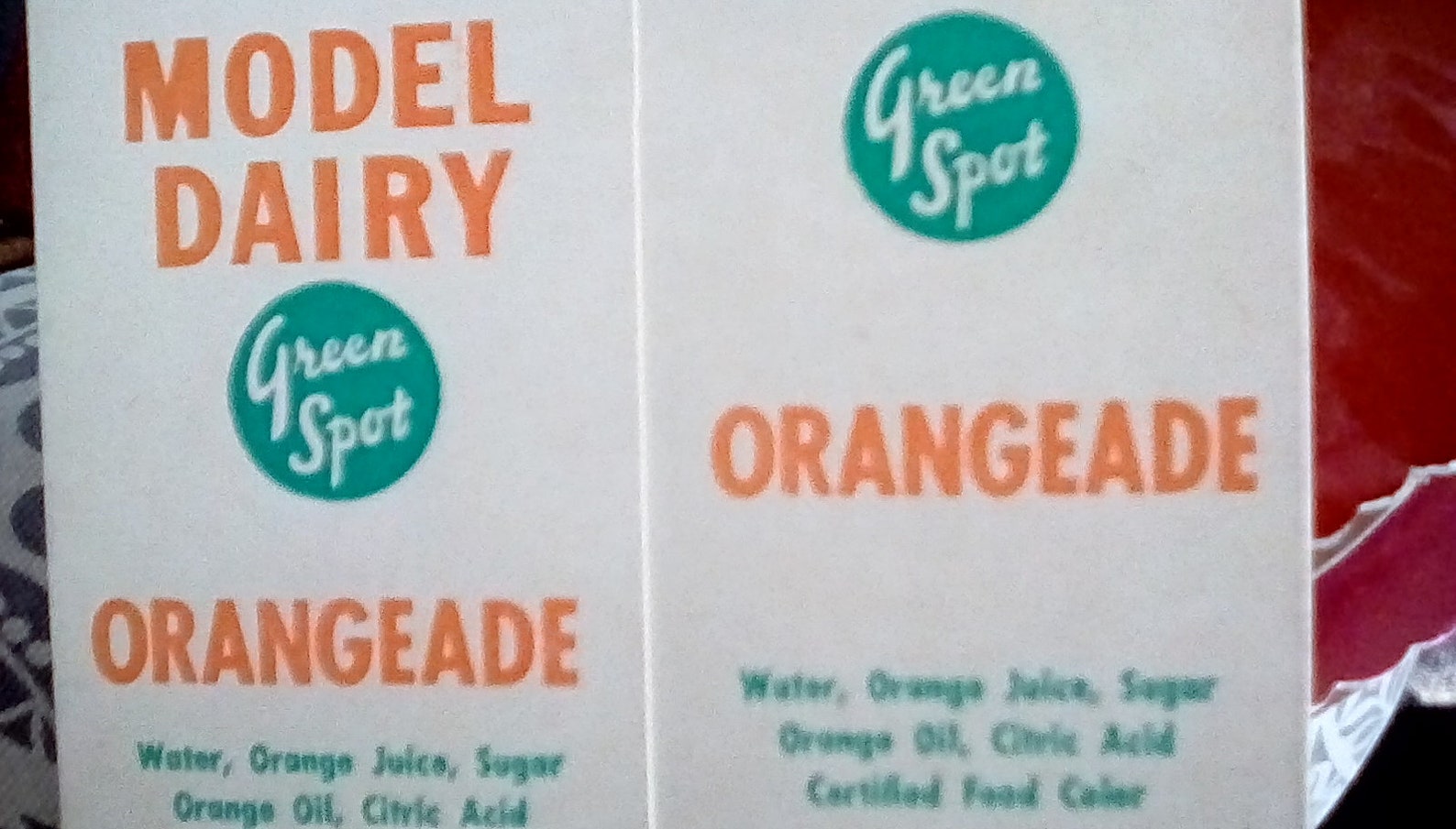 Vintage Unused Cardboard Orange Juice Containers Etsy