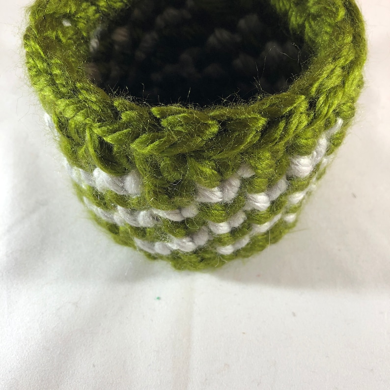 solid and beautiful Crochet Bowl heavy