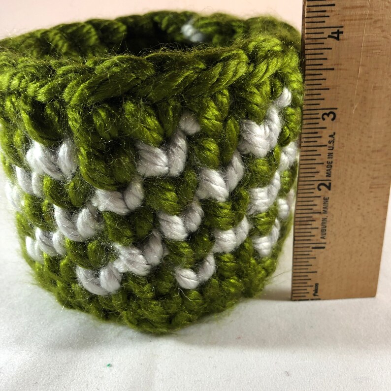 solid and beautiful Crochet Bowl heavy