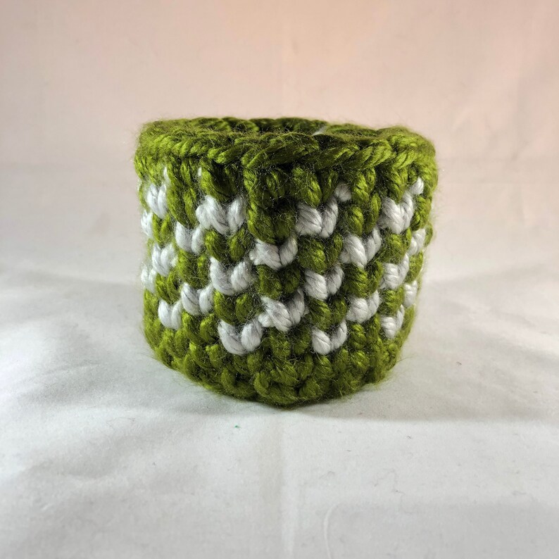 solid and beautiful Crochet Bowl heavy