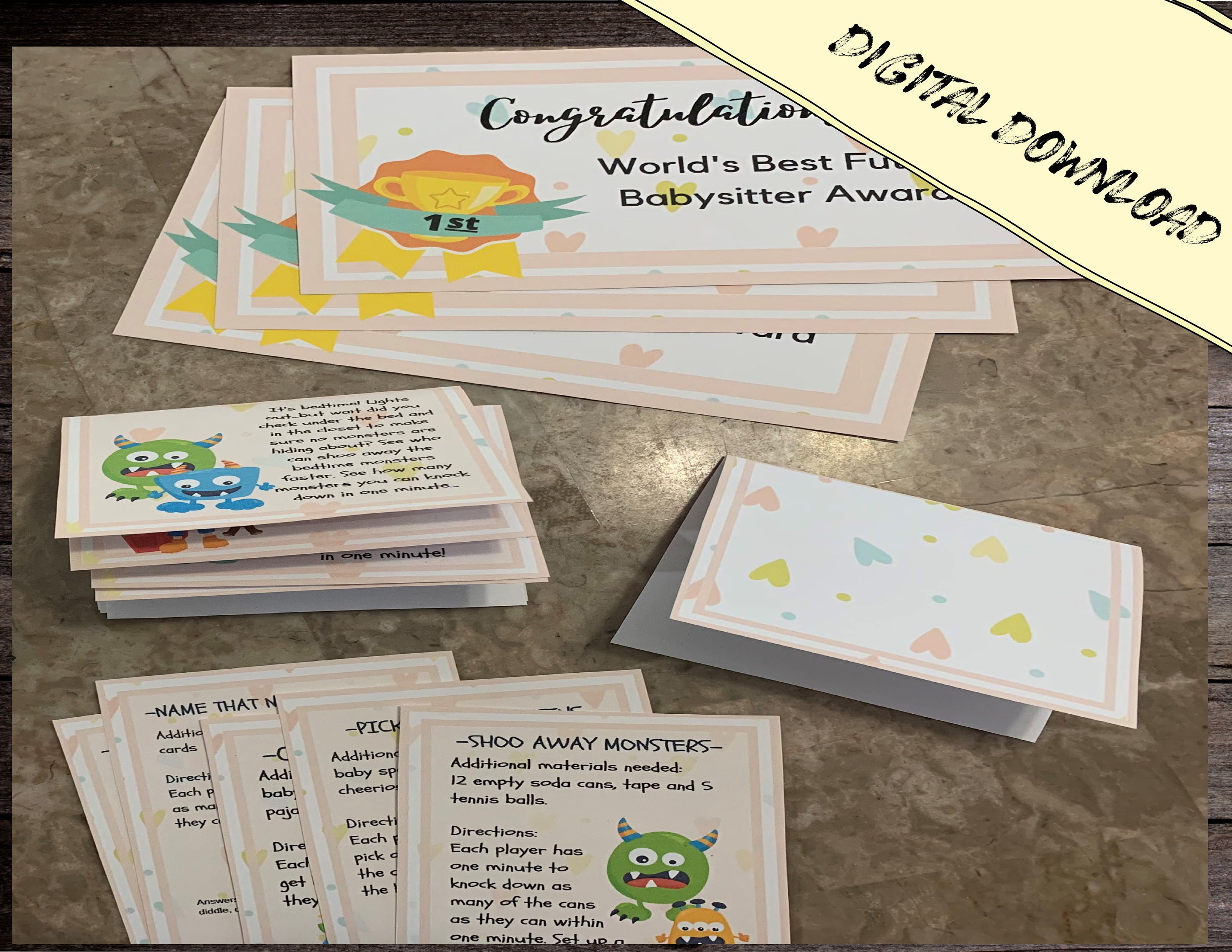 Baby Shower Games, Printables for Baby Shower, Girl Baby Shower, Minute ...