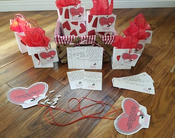 Two Valentine's Day Themed Scavenger Hunts for Kids