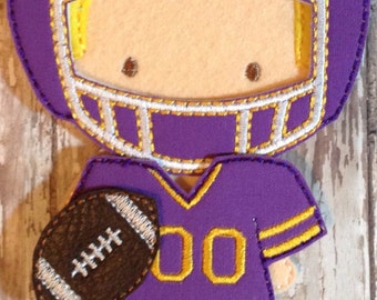 The QB: Felt Doll Football Outfit