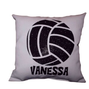 Girls Volleyball Custom Pillow Volleyball Team Gifts for Teenage Girls Senior Night Personalized for High School Athletes Team Discounts image 3