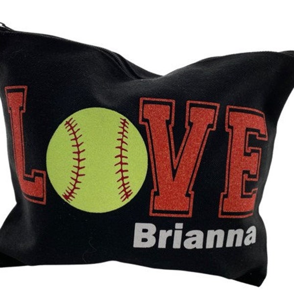Softball Pouch Etsy