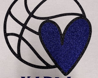 Basketball Team Gift Pillow with Heart Personalized for Girls Gifts for Basketball Birthday Christmas Basketball Decor Senior Night Gifts