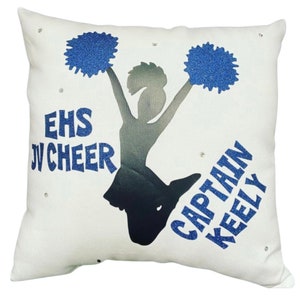 PERSONALIZED Cheerleader Pillow / Cheer Gifts for team/senior gifts / cheerleaders pillows /  Cheer Gift | Cheerleader