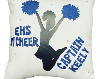 PERSONALIZED Cheerleader Pillow / Cheer Gifts for team/senior gifts / cheerleaders pillows /  Cheer Gift | Cheerleader