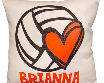 Volleyball Team Gifts Custom pillows for the entire team Senior player Coach gifts Great discounts offered up to 20% off and free shipping