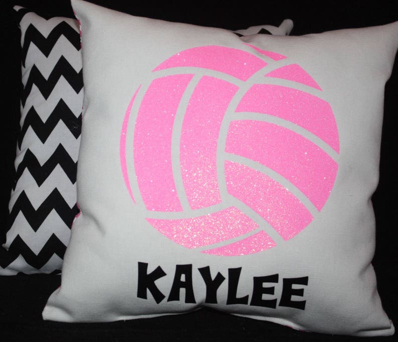 Girls Volleyball Custom Pillow Volleyball Team Gifts for Teenage Girls Senior Night Personalized for High School Athletes Team Discounts image 4