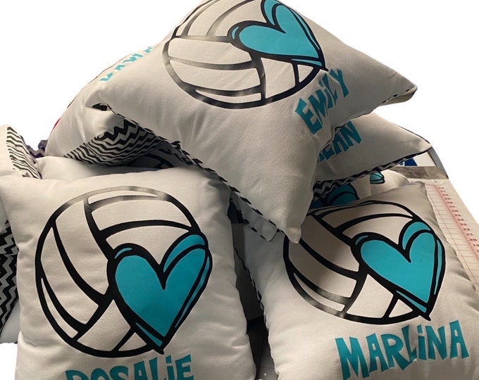 Volleyball Gift custom printed pillow Team gift or favorite player gifts Volleyball Senior Night Gifts Volleyball Birthday  Volleyball Decor