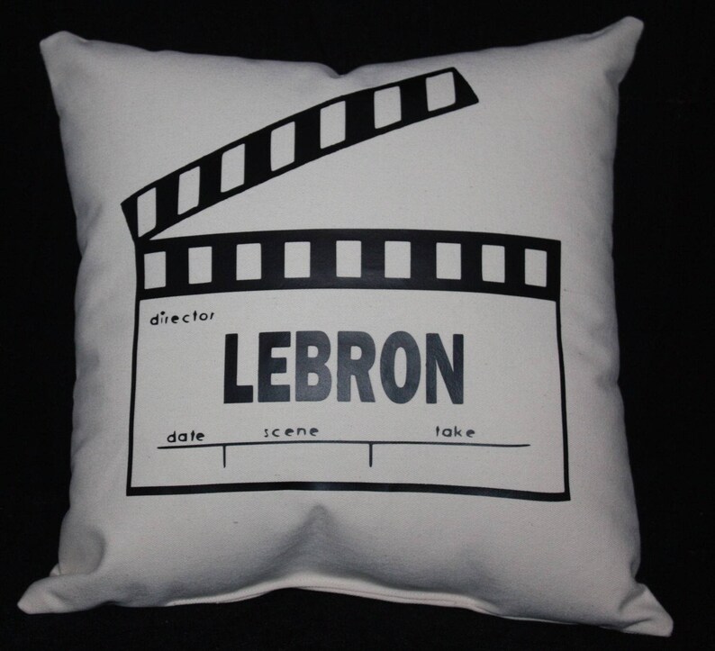 CUSTOM Printed HOME THEATER Pillow Set Personalized With Etsy