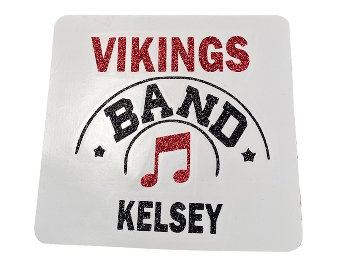 Band Member Locker Magnet Custom Printed Music Locker Sign Band Gifts Recognition Gift Personalized Band Music Design for Locker Decor