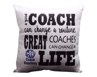 CHEER COACH GIFT,  Custom Printed cheerleader cheer coach appreciation End of season coach recognition  gift