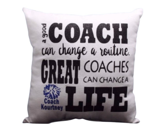 CHEER COACH GIFT,  Custom Printed cheerleader cheer coach appreciation End of season coach recognition  gift