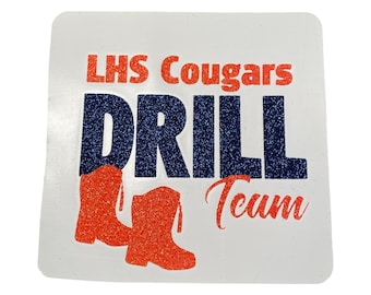 DRILL TEAM Locker Magnet  Drill Dance Cheer Locker Sign Team Gifts Recognition Gift Custom design for Senior Gifts