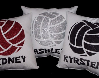 Volleyball Gifts For Players Senior Night Team Gift PERSONALIZED Volleyball Pillow Great Team Discounts