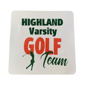 Golfers Locker Magnet Golf Locker Sign Perfect Team Gifts  Recognition Gift Custom Girl or Guy golf design for School Locker Decor