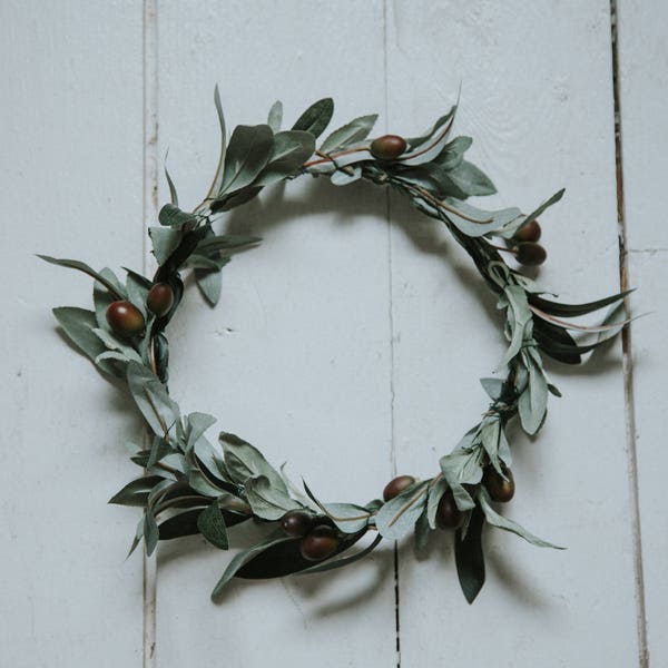 Rustic Olive Branch Crown