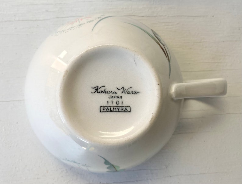 MCM Kokura Ware Palmyra 1701 ironstone cups
