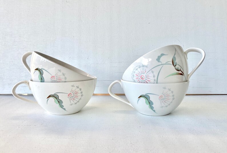MCM Kokura Ware Palmyra 1701 ironstone cups