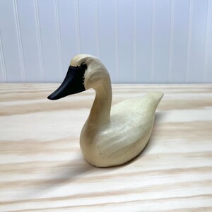 vintage wooden Broyhill swan figurine