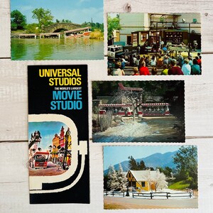 Universal Studios - Vintage Postcard Set & Brochure - 1970&#39;s - California - Hollywood - Ephemera