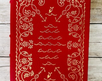 Läderinbunden medicinsk bok om skörbjugg i vintagestil - 1753 års griffonutgåva