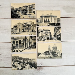 Vintage B&W Postcard Set - Algeria - French - Antique - Unused - Rare - Ephemera - Vintage Postcards