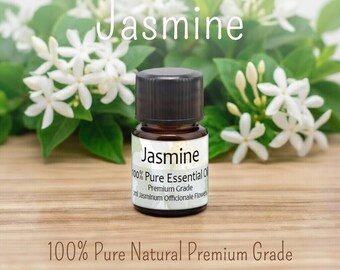 Jasmine Essential Oil 2ml, Relaxing Aromatherapy Diffuser Refill