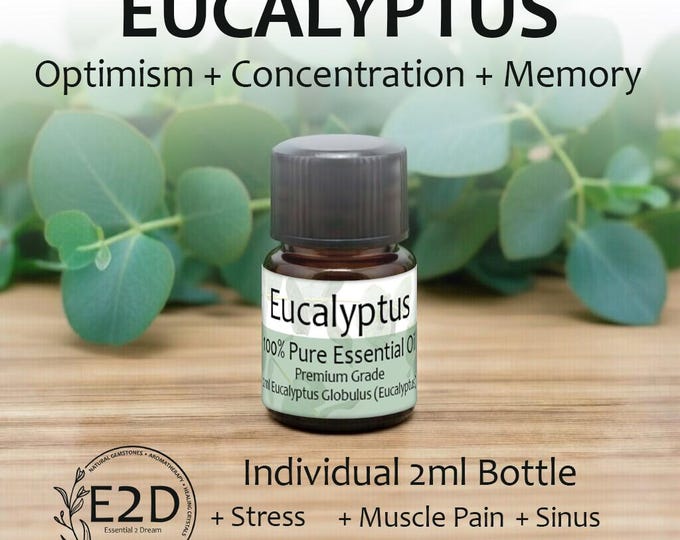 Refreshing Herbal Eucalyptus Essential Oil for Aromatherapy (2ml)