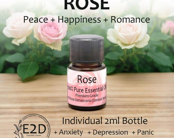 Romantic Floral Rose Essential Oil for Aromatherapy (2ml)