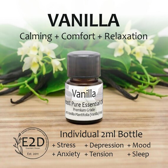 Warm Sweet Vanilla Essential Oil for Comfort & Aromatherapy (2ml)